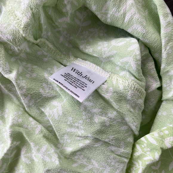 With Jean green floral mini dress - Picture 6 of 6